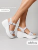 Летние босоножки на танкетке натуральная кожа Obba 305486160 купить за 2 233 ₽ в интернет‑магазине Wildberries